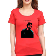 Load image into Gallery viewer, The Weeknd T-Shirt for Women-XS(32 Inches)-Red-Ektarfa.online
