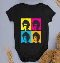 Load image into Gallery viewer, Bob Dylan Kids Romper For Baby Boy/Girl-Black-Ektarfa.online
