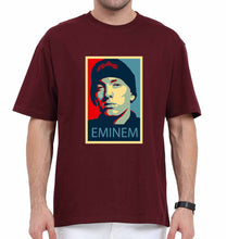 Load image into Gallery viewer, EMINEM Oversized T-Shirt for Men-Maroon-Ektarfa.online
