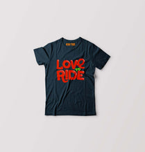 Load image into Gallery viewer, Love to Ride Kids T-Shirt for Boy/Girl-Ptrol Blue-Ektarfa.online
