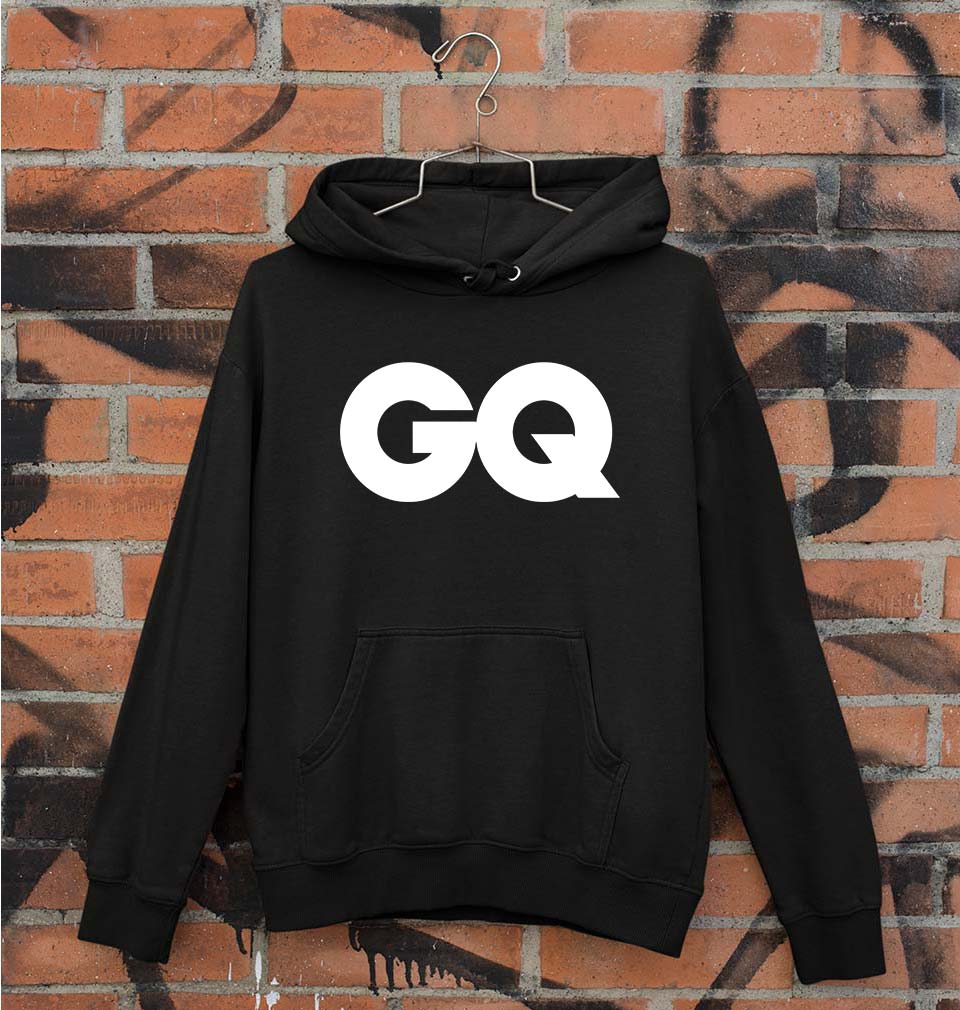 GQ Magazine Unisex Hoodie for Men/Women-Black-Ektarfa.online