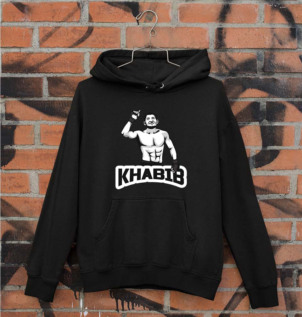 Khabib Nurmagomedov Unisex Hoodie for Men/Women-S(40 Inches)-Black-Ektarfa.online