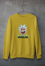 Load image into Gallery viewer, Rick and Morty Unisex Sweatshirt for Men/Women-Mustard Yellow-Ektarfa.online
