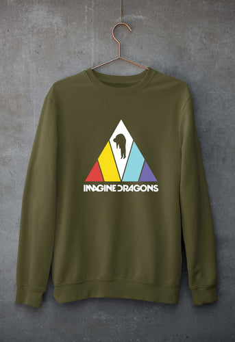 Imagine Dragons Unisex Sweatshirt for Men/Women-Olive Green-Ektarfa.online