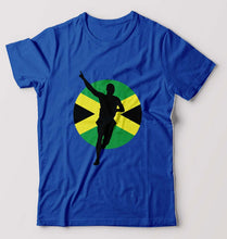Load image into Gallery viewer, Usain Bolt T-Shirt for Men-Royal Blue-Ektarfa.online
