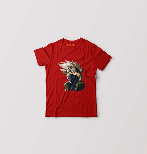 Hatake Kakashi Kids T-Shirt for Boy/Girl-Red-Ektarfa.online
