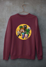 Load image into Gallery viewer, Minecraft Unisex Sweatshirt for Men/Women-Maroon-Ektarfa.online
