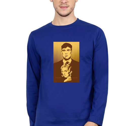 Peaky Blinders Full Sleeves T-Shirt for Men-Royal Blue-Ektarfa.online