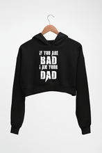 Load image into Gallery viewer, KGF Crop HOODIE FOR WOMEN-Black-Ektarfa.online
