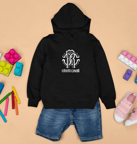 Roberto Cavalli Kids Hoodie for Boy/Girl-Black-Ektarfa.online