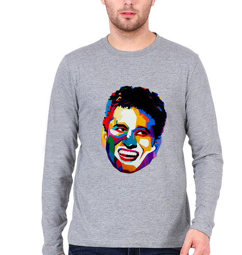 Sachin Tendulkar Full Sleeves T-Shirt for Men-Grey Melange-Ektarfa.online