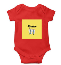 Load image into Gallery viewer, BTS Butter Kids Romper For Baby Boy/Girl-Red-Ektarfa.online
