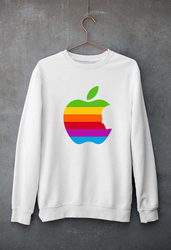 Steve Jobs Apple Unisex Sweatshirt for Men/Women-White-Ektarfa.online