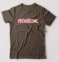 Load image into Gallery viewer, Roblox T-Shirt for Men-S(38 Inches)-Olive Green-Ektarfa.online
