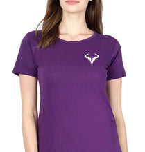 Load image into Gallery viewer, Rafael Nadal (RAFA) T-Shirt for Women-XS(32 Inches)-Purple-Ektarfa.online
