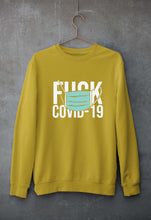 Load image into Gallery viewer, Fuck Covid Unisex Sweatshirt for Men/Women-Mustard Yellow-Ektarfa.online
