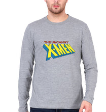 Load image into Gallery viewer, X-Men Full Sleeves T-Shirt for Men-Grey Melange-Ektarfa.online
