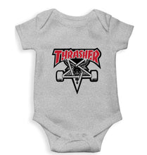 Load image into Gallery viewer, Thrasher Kids Romper For Baby Boy/Girl-0-5 Months(18 Inches)-Grey-Ektarfa.online
