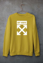 Load image into Gallery viewer, Off White Unisex Sweatshirt for Men/Women-Mustard Yellow-Ektarfa.online
