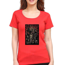 Load image into Gallery viewer, Slipknot T-Shirt for Women-XS(32 Inches)-Red-Ektarfa.online
