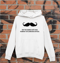 Load image into Gallery viewer, Mustache Unisex Hoodie for Men/Women-S(40 Inches)-White-Ektarfa.online
