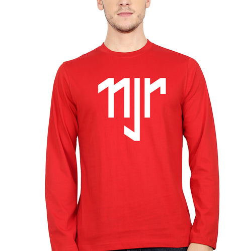 Neymar (NJR) Full Sleeves T-Shirt for Men-Red-Ektarfa.online