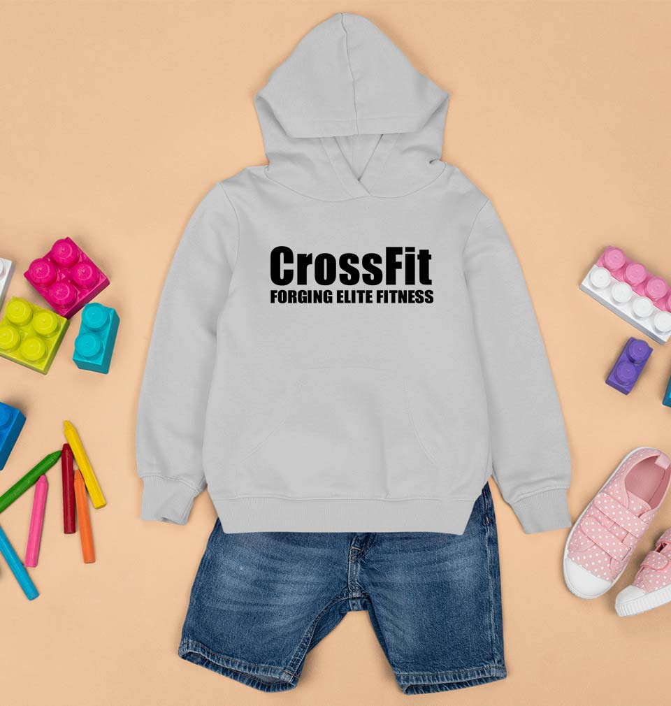 CrossFit Kids Hoodie for Boy/Girl-0-1 Year(22 Inches)-Grey-Ektarfa.online