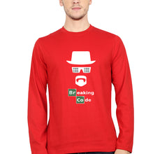Load image into Gallery viewer, Geek Coder Full Sleeves T-Shirt for Men-Red-Ektarfa.online
