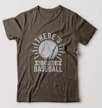Load image into Gallery viewer, Baseball T-Shirt for Men-Olive Green-Ektarfa.online
