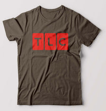 Load image into Gallery viewer, TLC T-Shirt for Men-S(38 Inches)-Olive Green-Ektarfa.online
