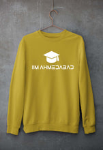 Load image into Gallery viewer, IIM A Ahmedabad Unisex Sweatshirt for Men/Women-S(40 Inches)-Mustard Yellow-Ektarfa.online
