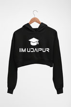 Load image into Gallery viewer, IIM Udaipur Crop HOODIE FOR WOMEN
