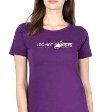 Load image into Gallery viewer, Gym My Life T-Shirt for Women-XS(32 Inches)-Purple-Ektarfa.online
