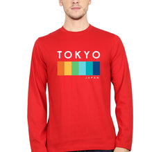 Load image into Gallery viewer, Tokyo Japan Full Sleeves T-Shirt for Men-Red-Ektarfa.online
