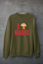 Load image into Gallery viewer, Mushroom Unisex Sweatshirt for Men/Women-Olive Green-Ektarfa.online
