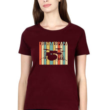 Load image into Gallery viewer, Drummer Papa T-Shirt for Women-Ektarfa.online
