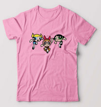 Load image into Gallery viewer, Powerpuff Girls T-Shirt for Men-S(38 Inches)-Light Baby Pink-Ektarfa.online
