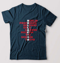 Load image into Gallery viewer, Money Hiest T-Shirt for Men-Petrol Blue-Ektarfa.online
