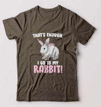 Load image into Gallery viewer, Rabbit Bunny T-Shirt for Men-Olive Green-Ektarfa.online
