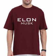 Load image into Gallery viewer, Elon Musk Oversized T-Shirt for Men-Maroon-Ektarfa.online
