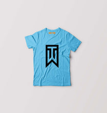 Load image into Gallery viewer, Tiger Woods Golf Kids T-Shirt for Boy/Girl-Light Blue-Ektarfa.online
