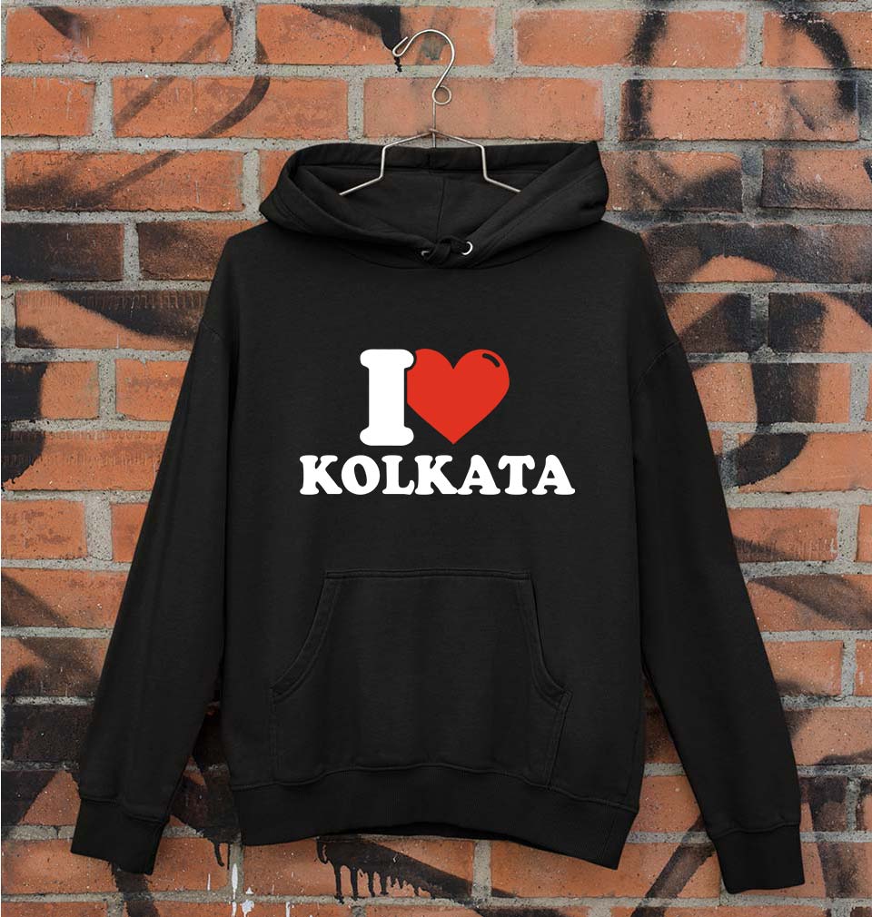 I Love Kolkata Unisex Hoodie for Men/Women-Black-Ektarfa.online