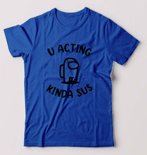 Load image into Gallery viewer, Among Us T-Shirt for Men-S(38 Inches)-Royal Blue-Ektarfa.online
