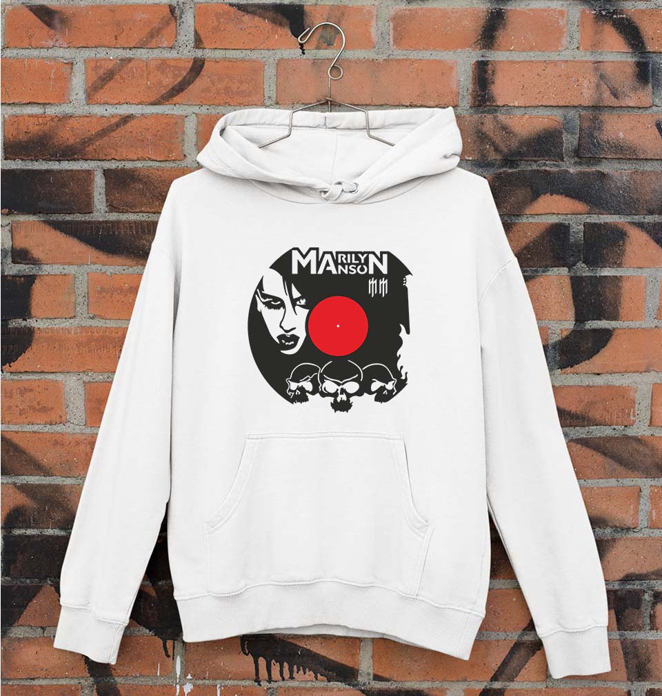Marilyn Manson Unisex Hoodie for Men/Women-White-Ektarfa.online