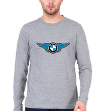 Load image into Gallery viewer, BMW Full Sleeves T-Shirt for Men-Grey Melange-Ektarfa.online
