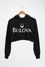 Load image into Gallery viewer, Bulova Crop HOODIE FOR WOMEN-Black-Ektarfa.online
