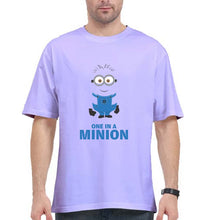 Load image into Gallery viewer, Minion Oversized T-Shirt for Men-Lavender-Ektarfa.online
