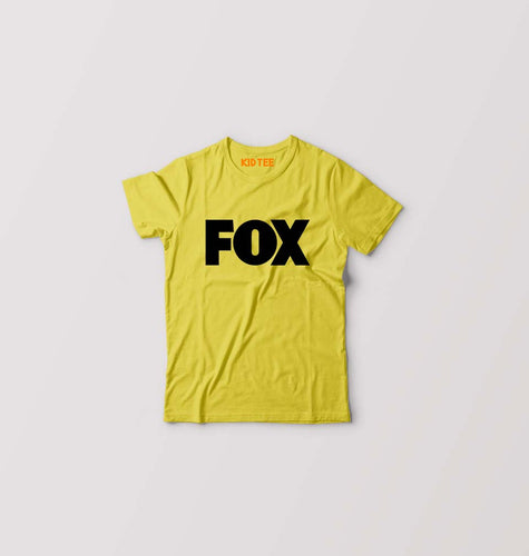 Fox Kids T-Shirt for Boy/Girl-Mustard Yellow-Ektarfa.online