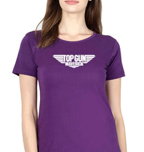 Load image into Gallery viewer, Top Gun T-Shirt for Women-Purple-Ektarfa.online
