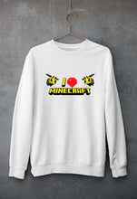 Load image into Gallery viewer, Love Minecraft Unisex Sweatshirt for Men/Women-White-Ektarfa.online
